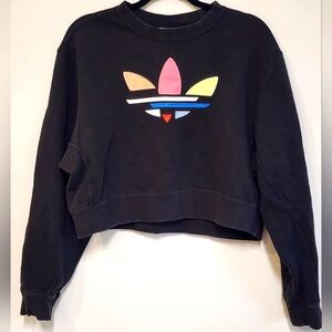 Vintage Cropped 90s Aididas Sweatshirt